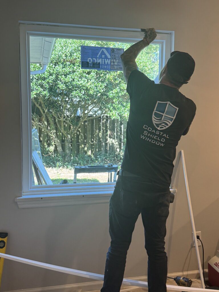 Coastal Shield Window installation in Mount Pleasant