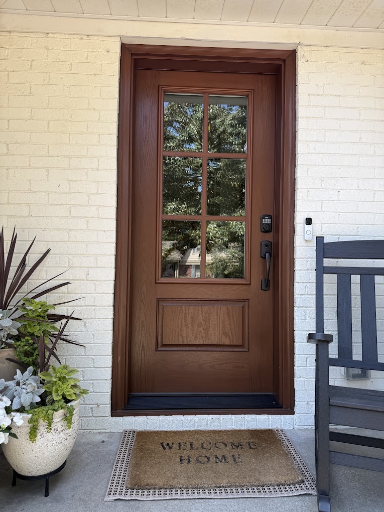 Front entry door installation in Mount Pleasant